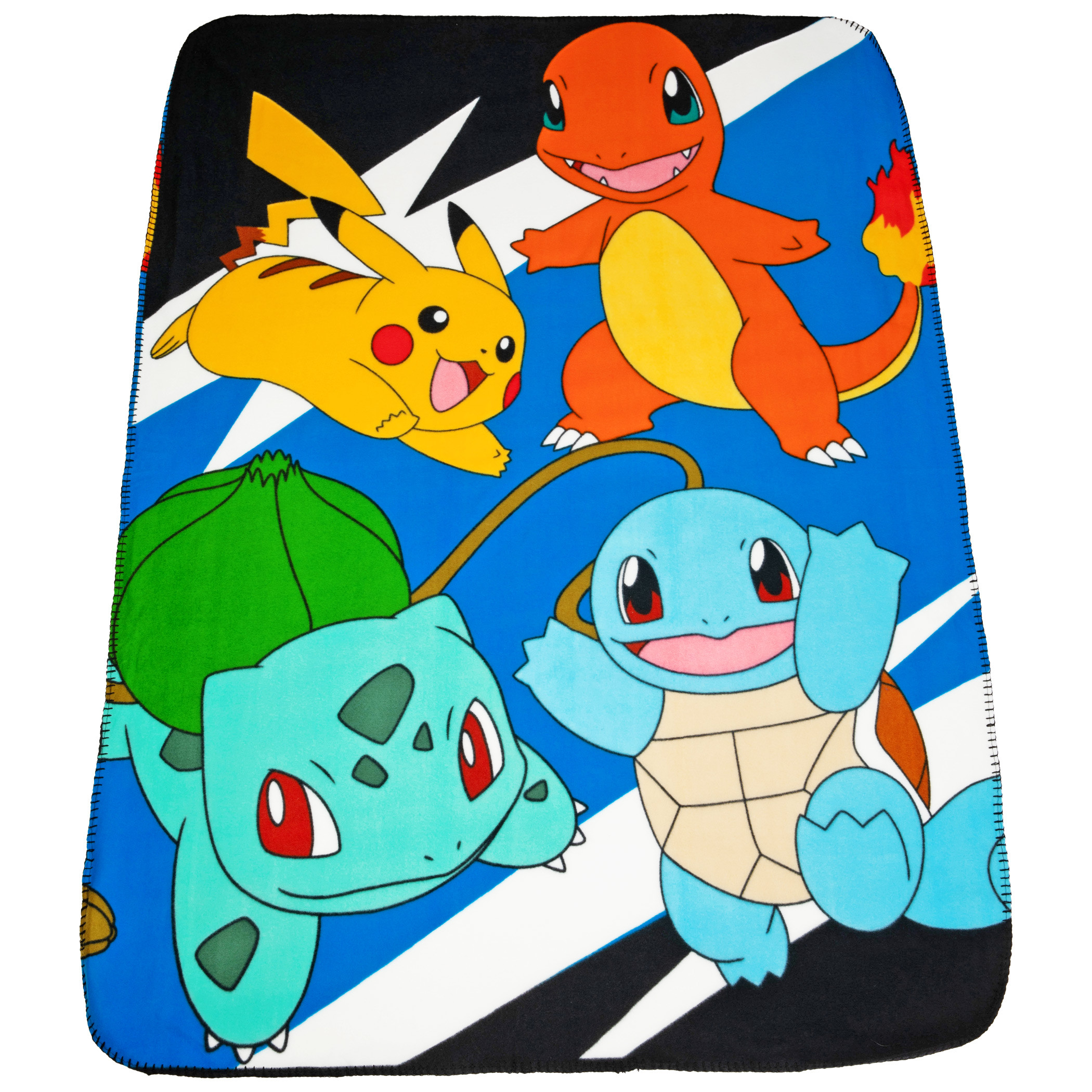 Pokemon Kanto Starters 45"x60" Fleece Throw Blanket